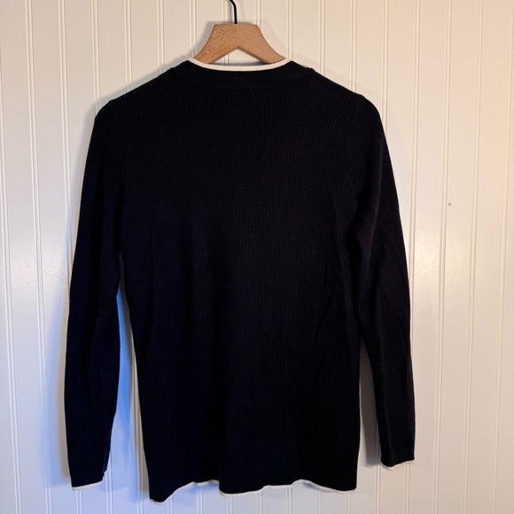 Lands' End Women's 100% Cotton Button Down Cardigan with Pockets Size XS - Picture 4 of 8